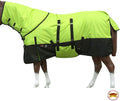 1200D Waterproof Winter Horse Turnout Blanket Lime Black