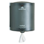 SofPull Junior Centerpull Paper Towel Dispenser by GP PRO (Georgia-Pacific), Translucent Smoke, 58008, 1 Dispenser