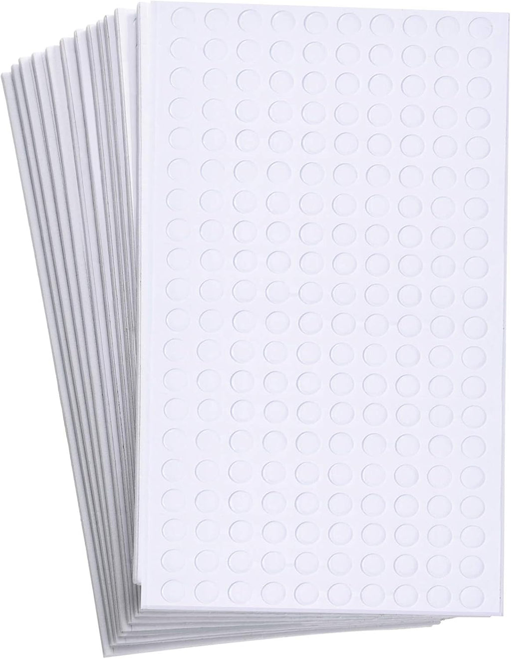 2400 Pcs Foam Dots Double Sided 3D Adhesive 0.47 Inch, 0.24 Inch