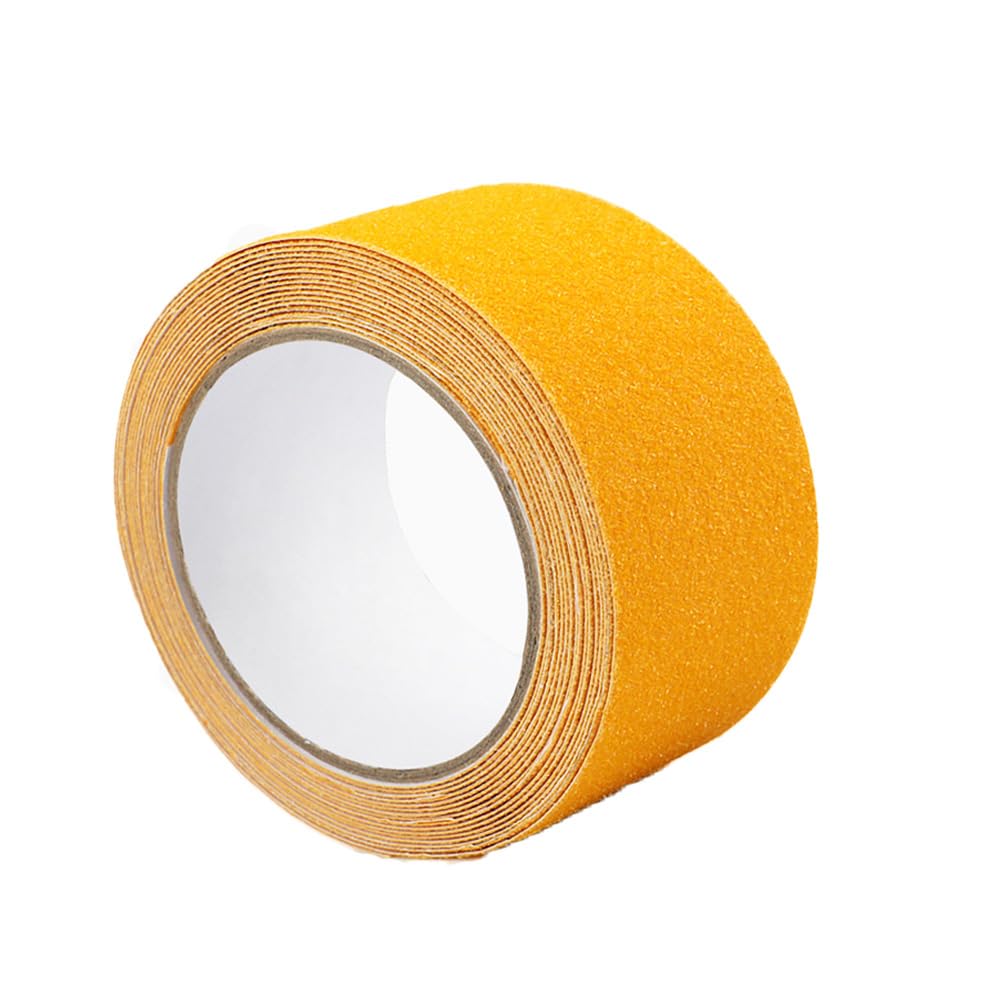 Grip Tape Anti Slip Tape 3 Inch, 20 Feet, Yellow Heavy Duty Non Skid Tape for Stairs Outdoor/Indoor, Waterproof