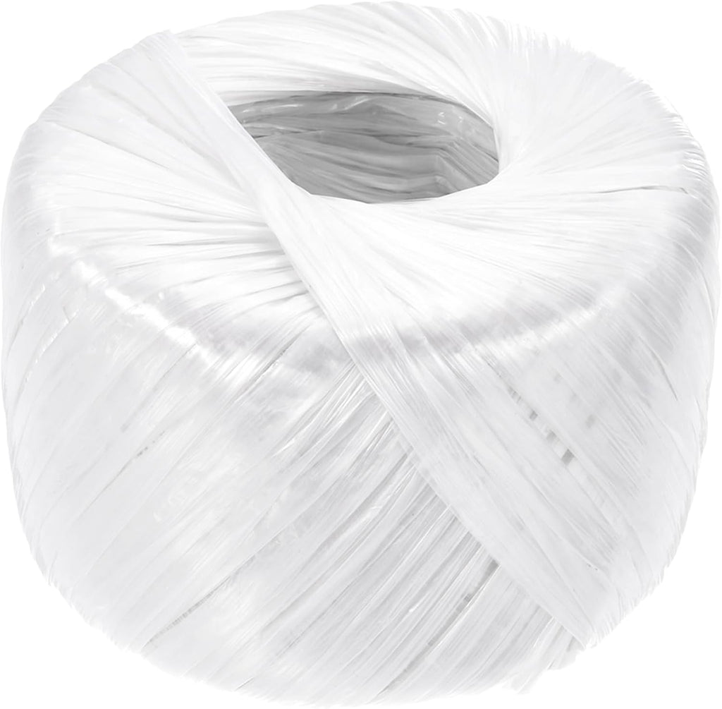 Polyester Nylon Plastic Rope Twine 100m/328ft Cord White
