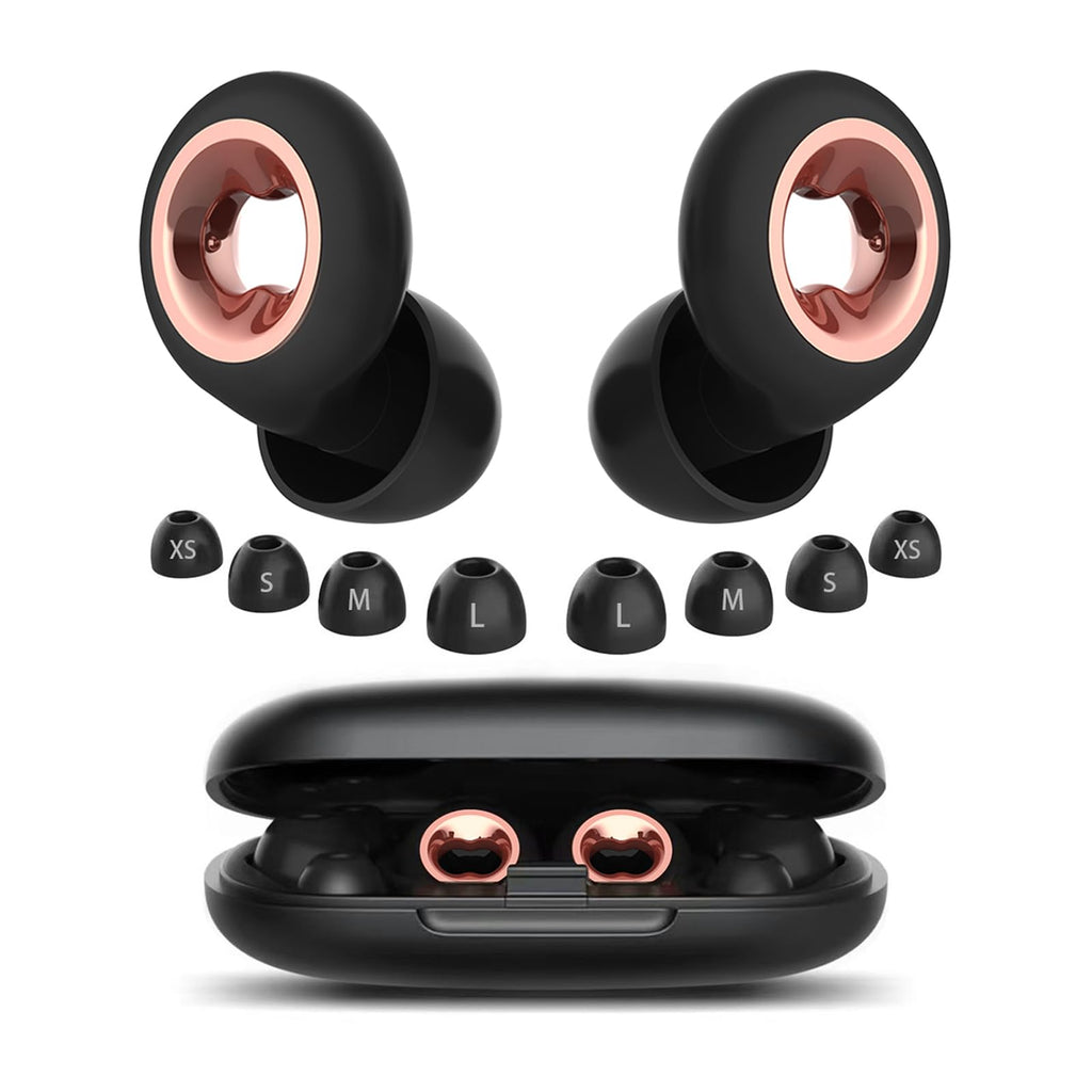 Ear Plugs for Sleeping: Noise Cancelling,60DB & 8 Eartips,Ultra-Soft