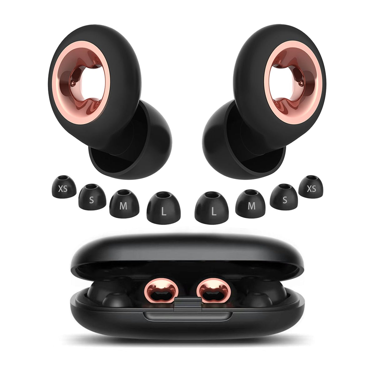 Ear Plugs for Sleeping: Noise Cancelling,60DB & 8 Eartips,Ultra-Soft