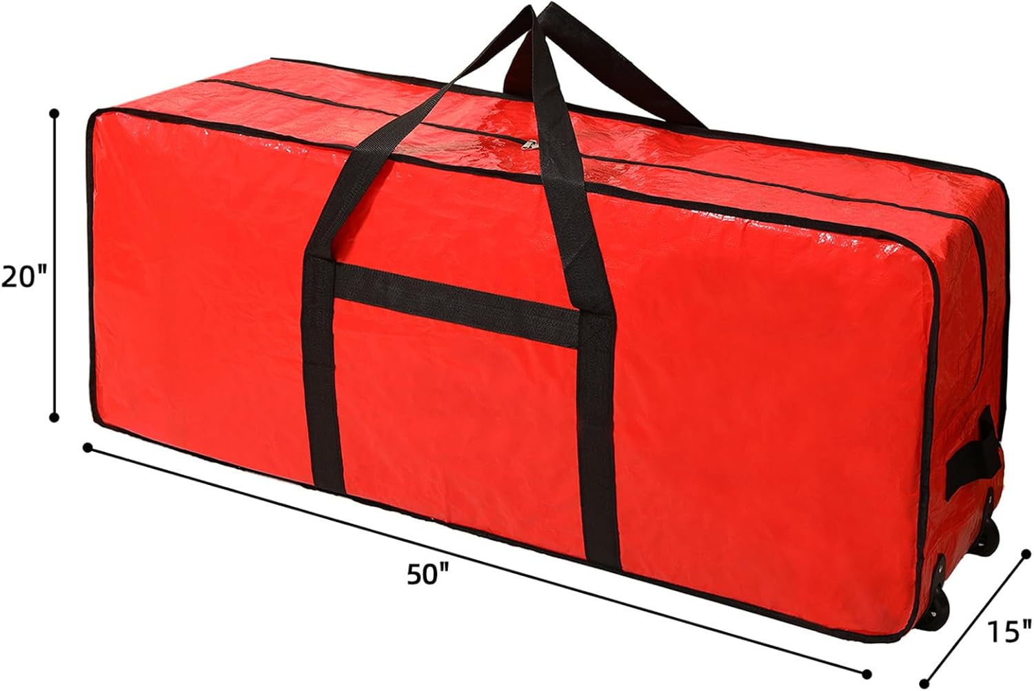Christmas Tree Storage Bag, Fits for 4.5-7 ft Xmas Artificials | Zippered Bag with Reinforced Carrying Handles and