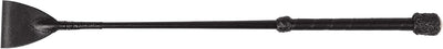 Leather Jumping Bat Riding Crop Beautifully Crafted in England - Black - Leather Handle