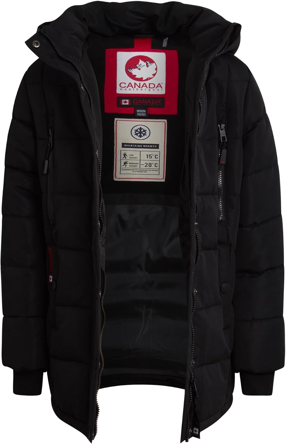 Girls Winter Coat - Stadium Length Wind & Water Resistant Quilted Puffer Parka Kids Insulated Outerwear