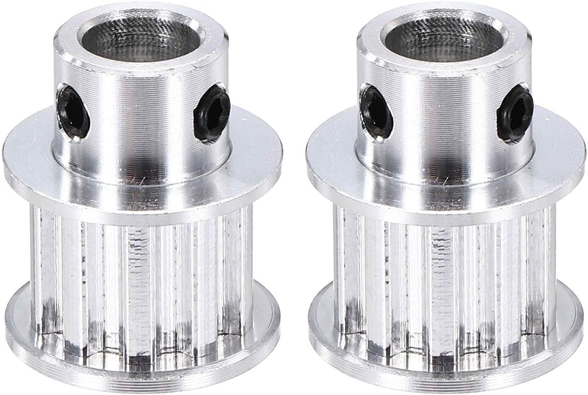 MECCANIXITY 2 Pcs Aluminium Timing Pulley, XL 10 Teeth 8mm Bore Synchronous Wheel Timing Belt Pulley 5.08mm Pitch 11mm Slot Width for Belt, CNC Machine, 3D Printer