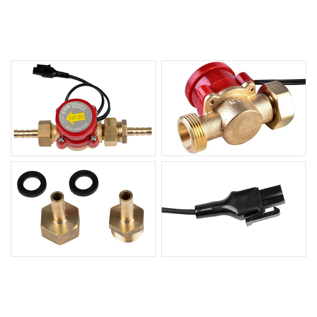 Cloudray Water Flow Switch Sensor DC 0-110V Caliber 10mm