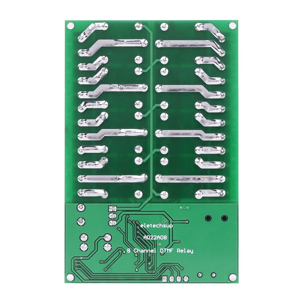 Dtmf Relay Board, AD22A08 DC 12V 8CH DTMF Relay Phone Voice Decoder Remote Controller Switch Module