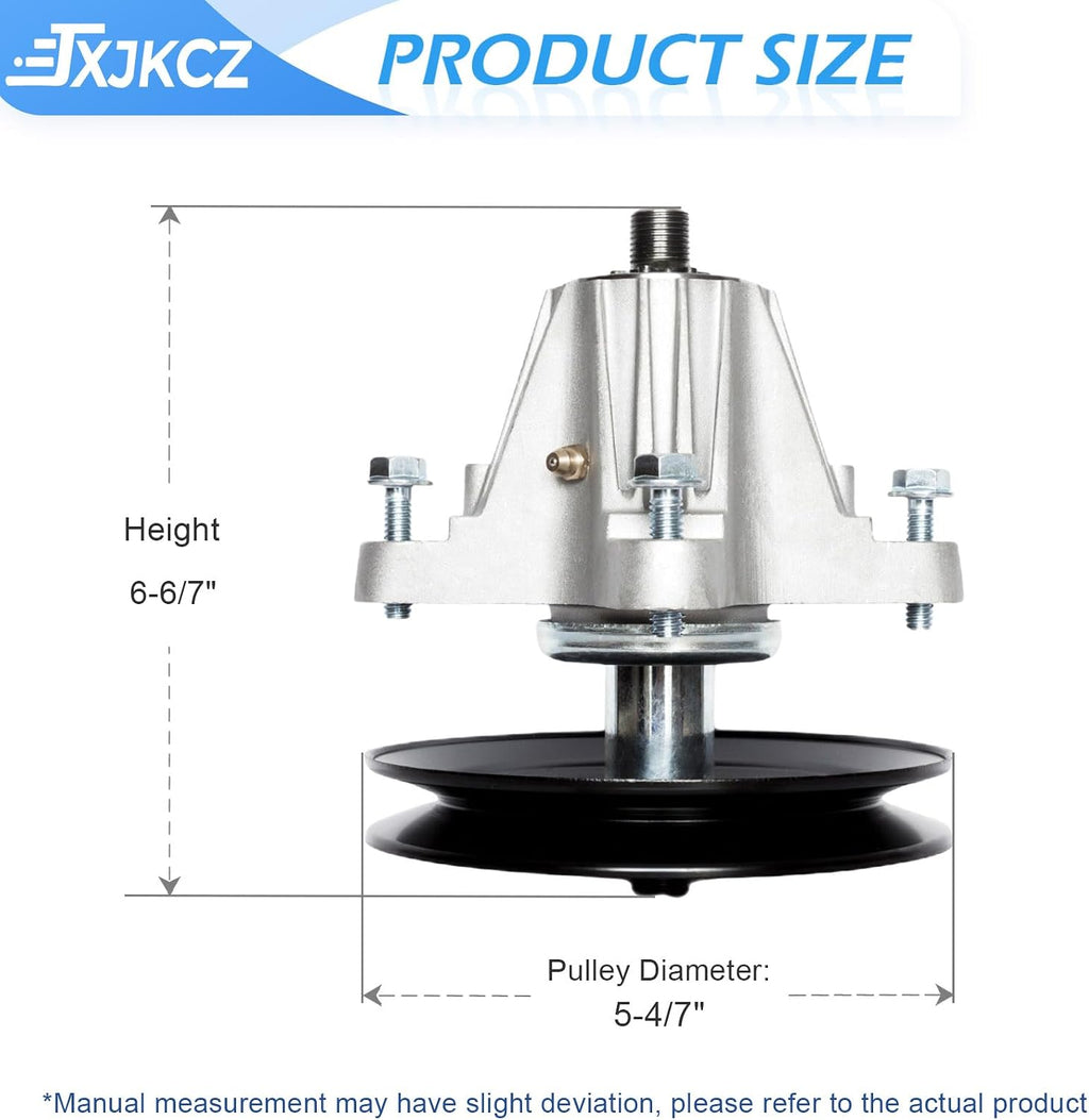 918-06991 618-06991 Spindle Assembly Fit for 42 Inch Deck Craftsman T1100 T1200 T1400 T1800 Huskee LT4200 Troy Bilt TB42 TB2246 Lawn Mower 2 Pack