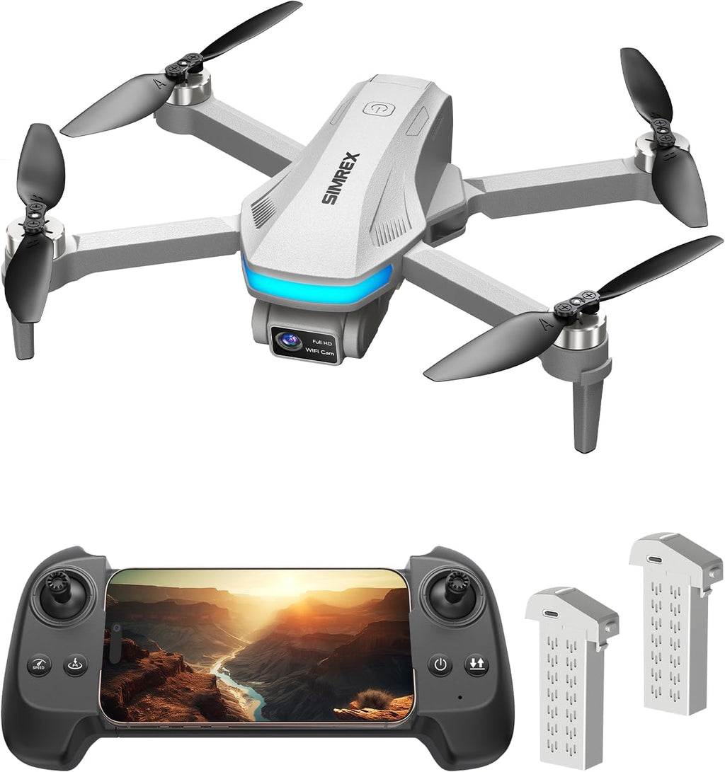 GPS Drone with Camera for Adults 4K, Brushless Motor Drones for Beginners ,5G WiFi FPV Foldable, Auto Return