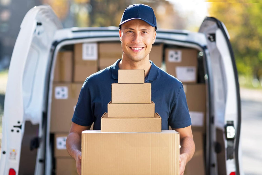 9x6x2 Shipping Boxes Small Corrugated Cardboard Box - 25 Pack Brown Mailing Boxes for Packaging Small Business
