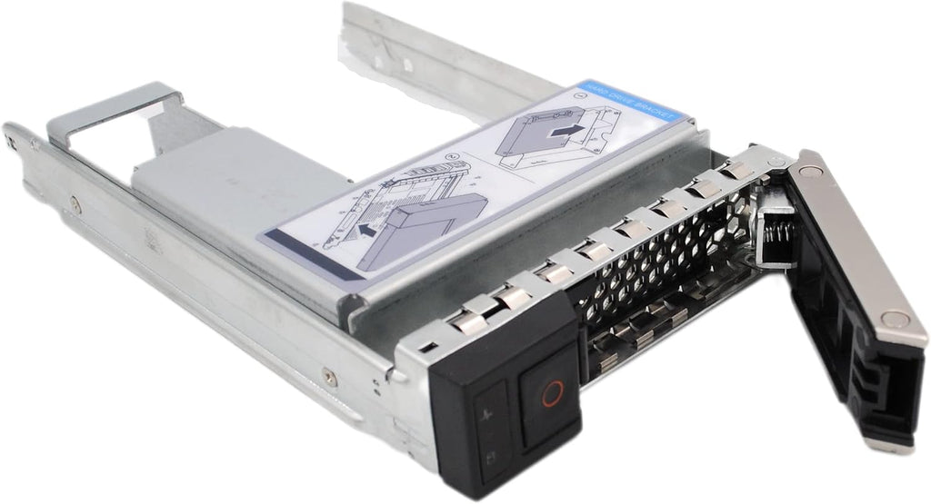 3.5" X7K8W Hybrid Tray Caddy with 2.5" 9W8C4 Adapter for dell Servers