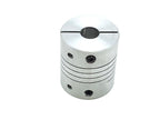 8x12.7mm 1/2" Flexible Shaft Coupling Stepper Motor Coupler D25 L30