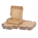 25 Pack 7x5x2 inch Small Shipping Boxes, Brown Mailing Boxes