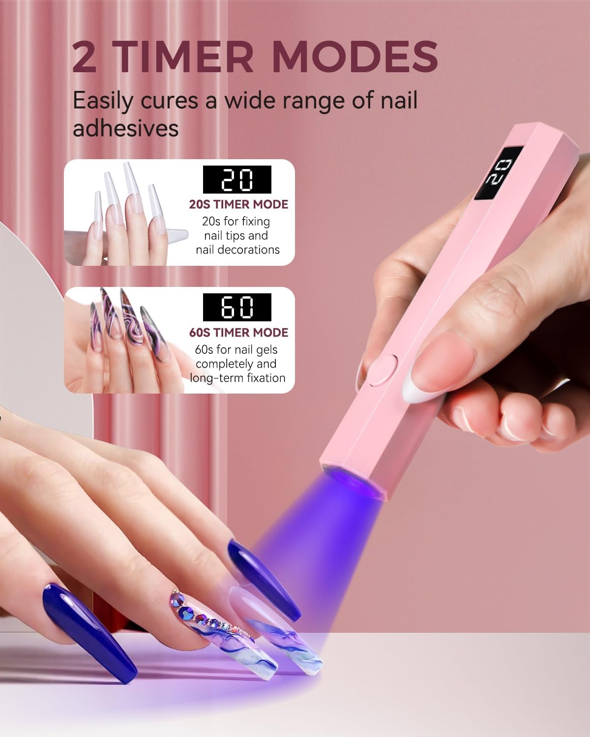 UV Nail Light Handheld UV Light for Nails