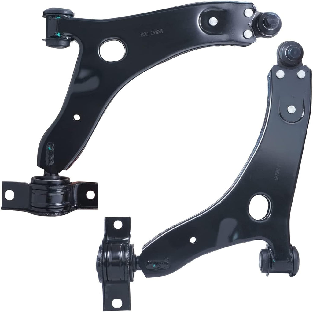 Detroit Axle - 4pc Front Control Arms Sway Bars for 2004-2011 Ford Focus