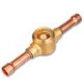 Sight Glass, Moisture Liquid Indicator, 3/8'' ODF Fitting, HVAC Tool for Air ConditioningRefrigeration