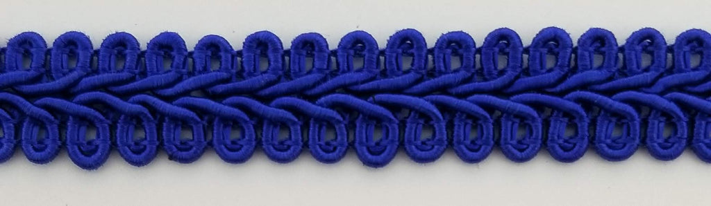 1/2" Chinese French Braid Gimp Trimming - 10 Continuous Yards - Many Colors! (Royal)