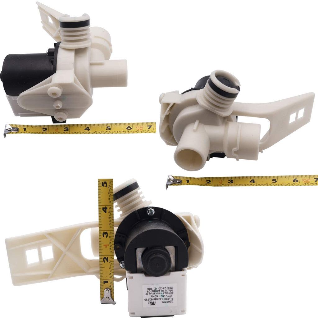 Supplying Demand 25001052 Front Load Washer Drain Pump Motor Assembly