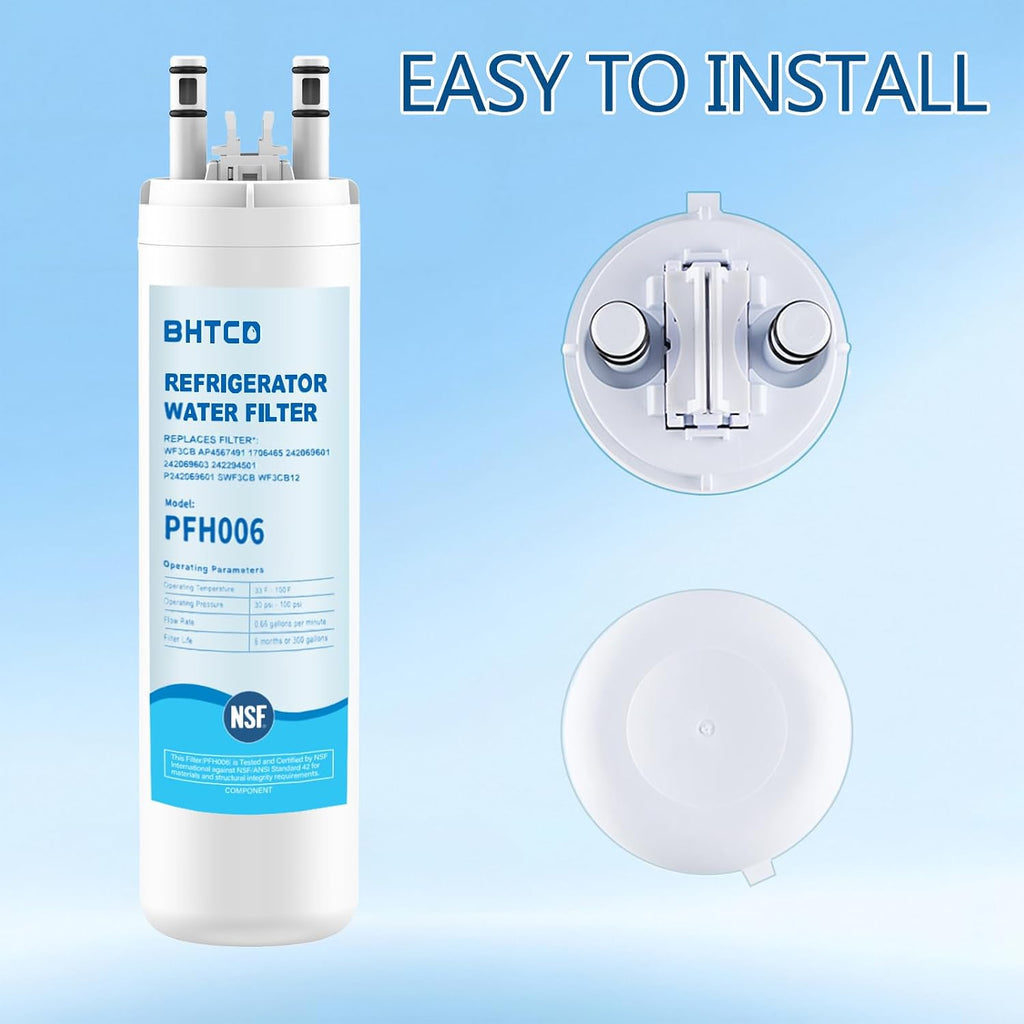 FFSS2615TS LFSS2612TF LFSS2612TE Water Filter for Frigidaire Refrigerator
