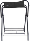 Freestanding Horse Saddle Rack, w/Supportive Fabric