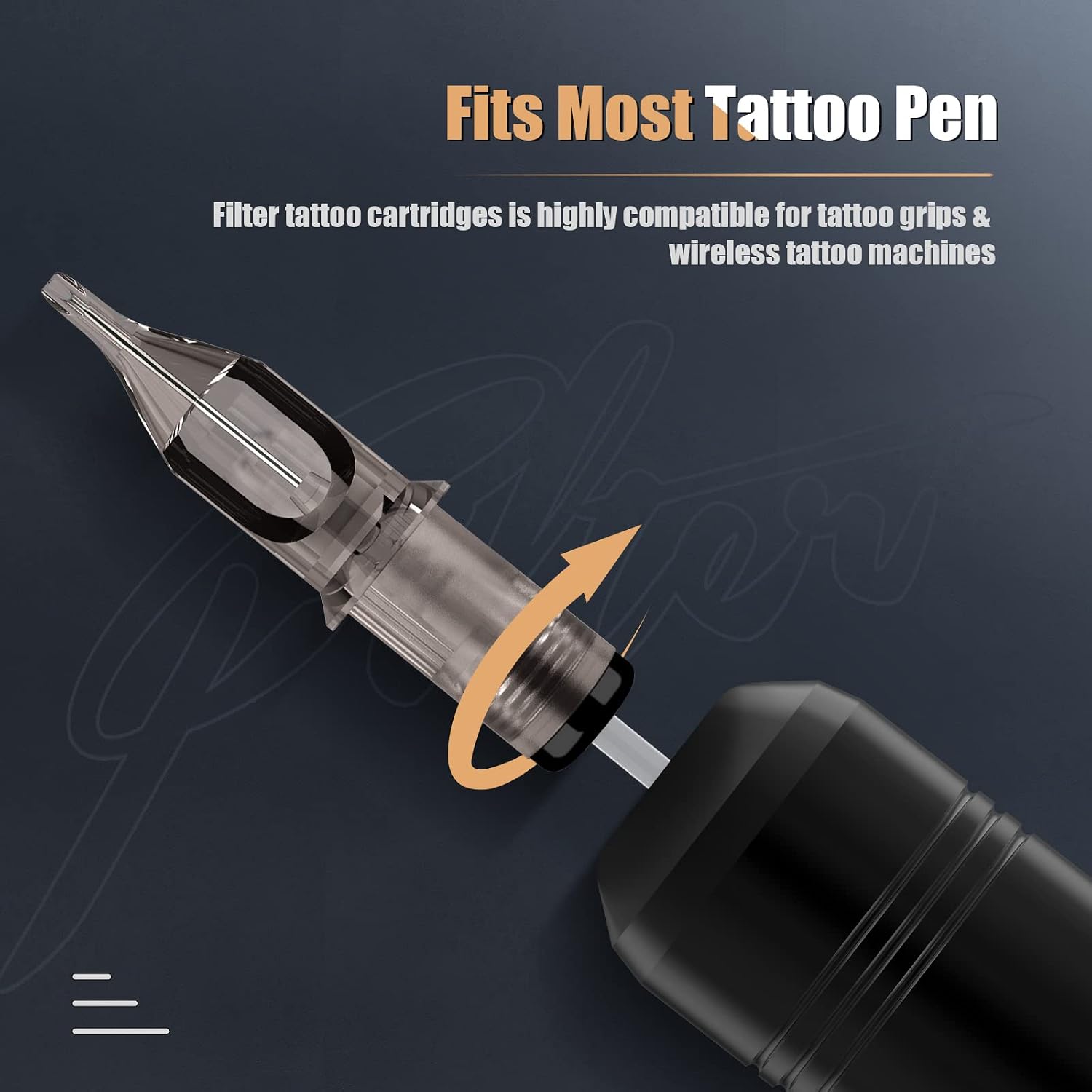 EZ Tattoo Cartridge Needles Assorted 50Pcs #10 Bugpin Curved Magnum 7RM 9RM 11RM 13RM 15RM Mixed for Rotary Tattoo