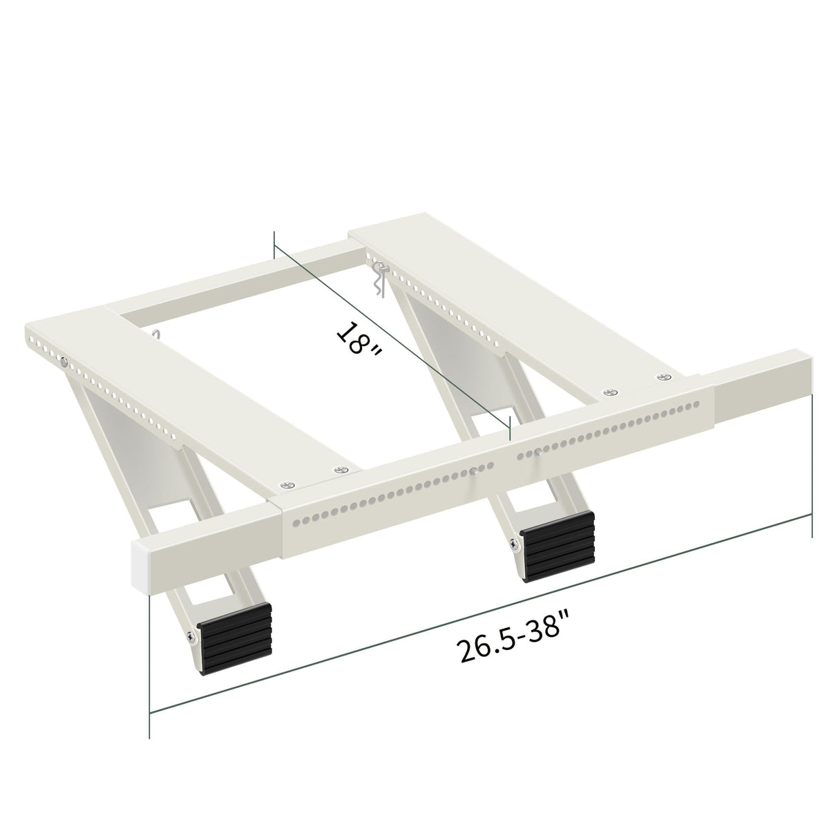 Window AC Bracket No Drill Air Conditioner Support to 200lbs