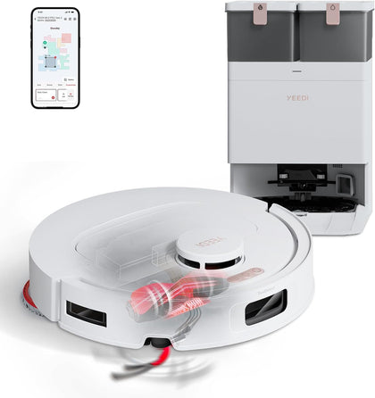 by ECOVACS M12 PRO Gen2 Robot Vacuum and Mop, 25000Pa Suction | ZeroTangle 3.0, LDS Laser Navigation, Auto Mop Pads