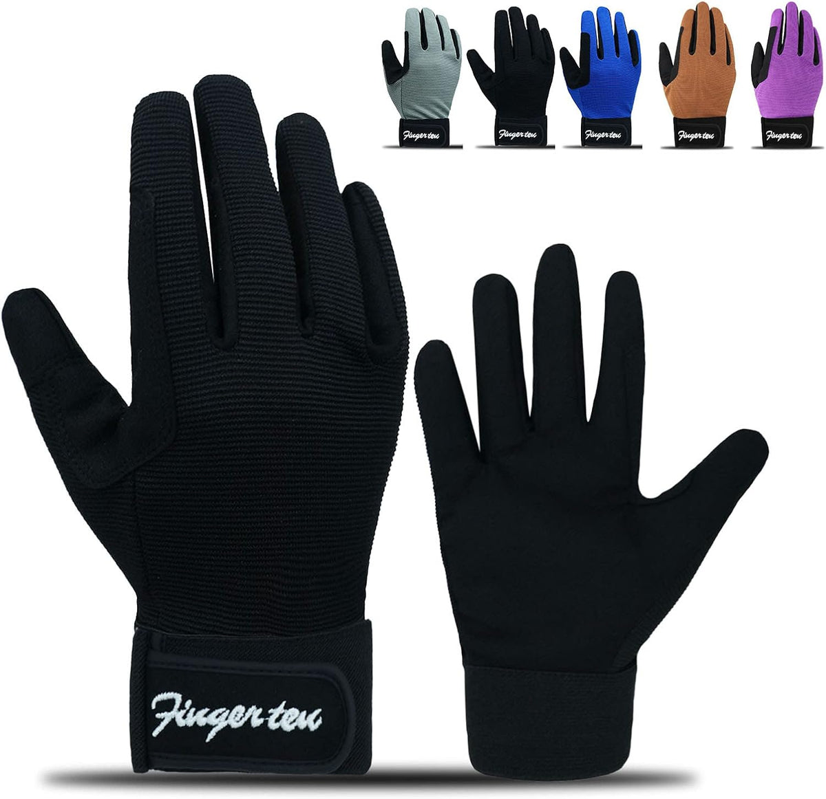 Horse Riding Gloves Kids with Reinforced Grip