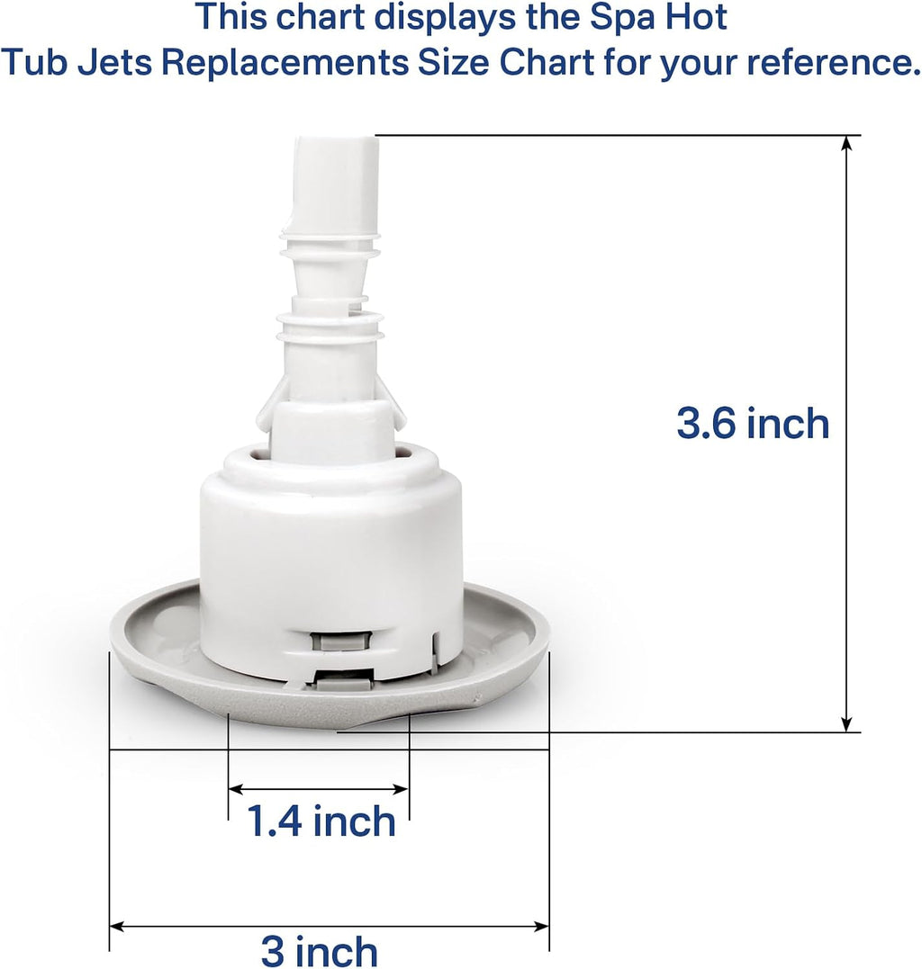 212-7929 Spa Hot Tub Jets Replacements 3" Cluster Storm Jet