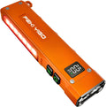 Flat EDC Flashlight Rechargeable 1800 Lumens - Pocket Flashlight with 365nm UV Light, RGB Modes, Magnetic Base