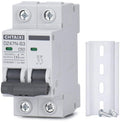 AC Miniature Circuit Breaker, 50 Amp 120V/240V 2 Pole