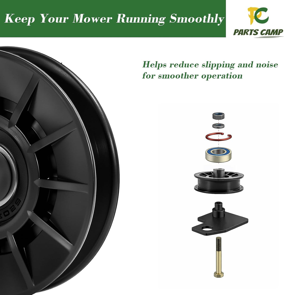 Parts Camp 194326 V-Idler Pulley for Craftsman/AYP/Poulan/Husqvarna