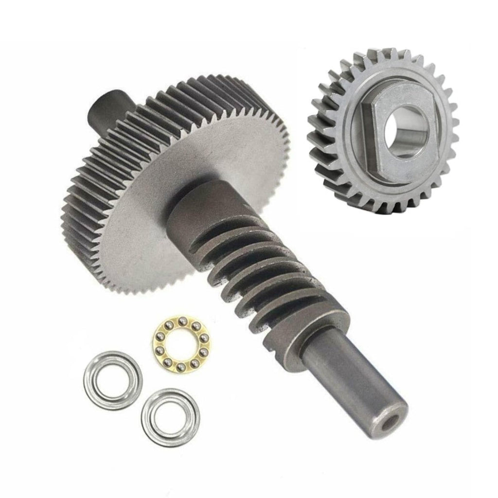 Drive Worm Gear Bearing Pinion-with Shaft For 5QT/6QT Stand Mixer 9706529 9703445 9703680 W11086780 WP9709231 Mixer Gear Kit Stand Mixer Gear Replacement Gear Set Stand Mixer