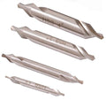 HHIP 5000-0019 4 Piece High Speed Steel Center Drill Set, #1-#4