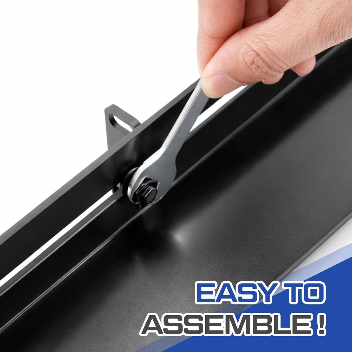 Lounsweer 1U Server Rack Rails 19in 24-36in Adjustable 4-Post Mount