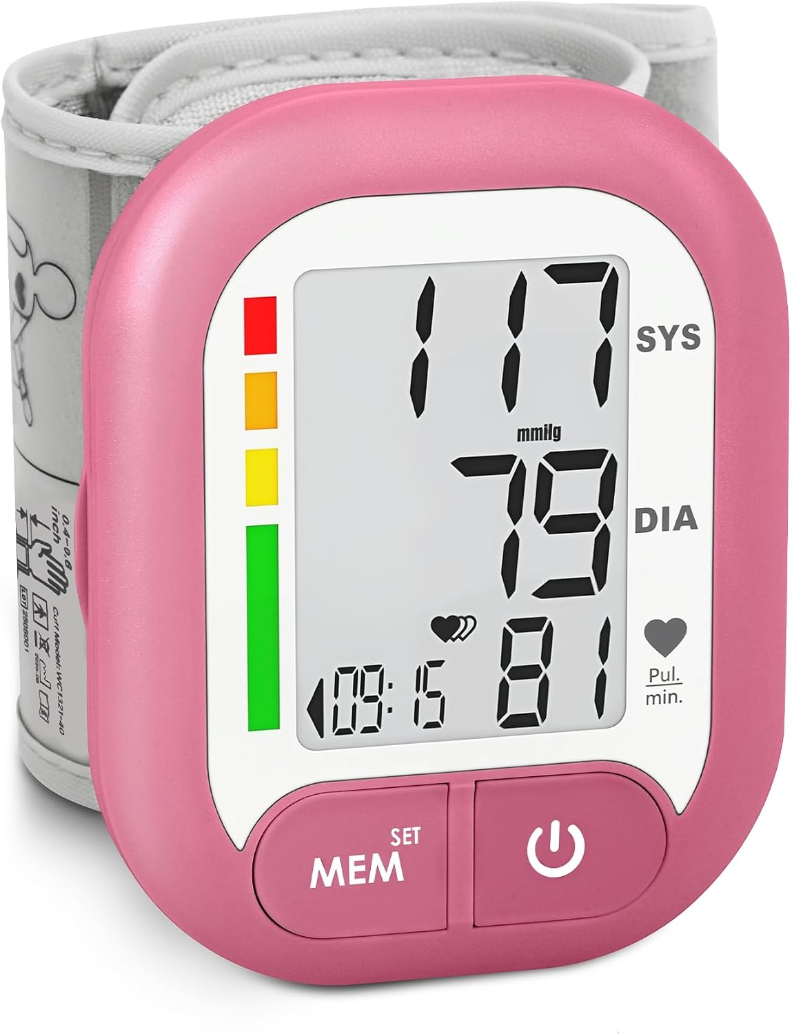Blood Pressure Monitor FDA-Cleared Automatic BP Cuff for Home Use