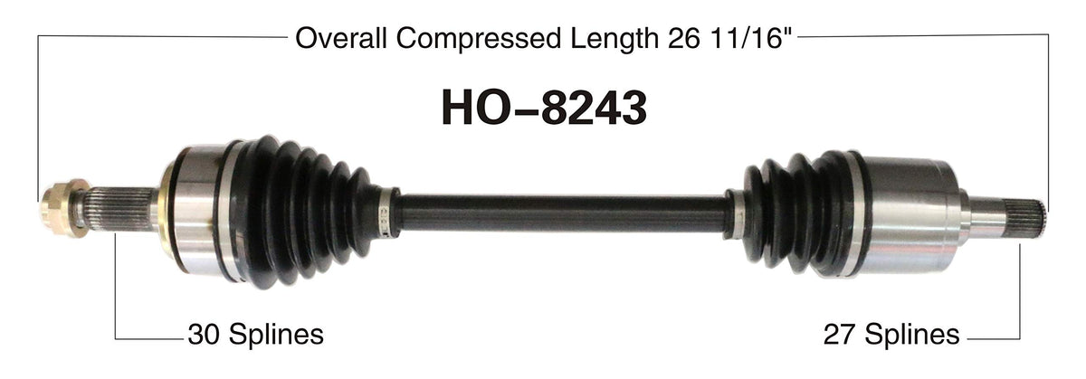TrakMotive HO-8243 CV Axle