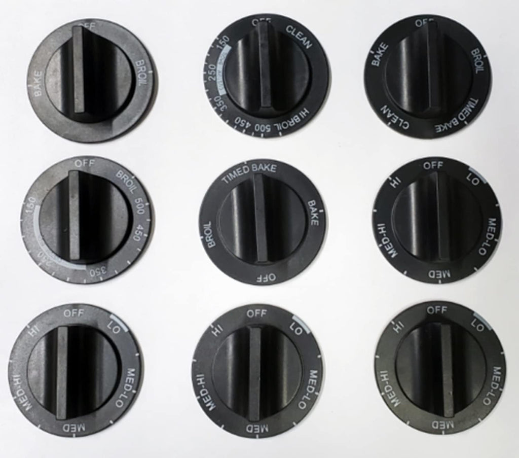 814362 Electric Range Burner Oven Knobs for Whirlpool Amana Jenn Air Roper Electric Range Burner Oven Knobs AP3139541