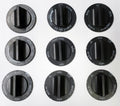 814362 Electric Range Burner Oven Knobs for Whirlpool Amana Jenn Air Roper Electric Range Burner Oven Knobs AP3139541