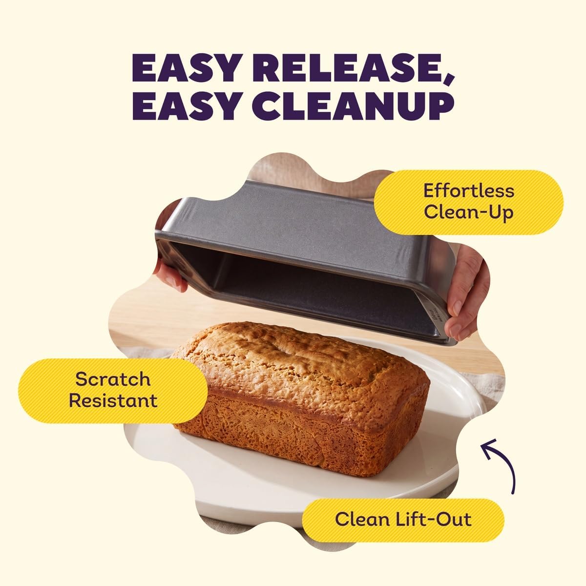 Platinum Non-Stick Loaf Pan, Made Without PFAS, 9 x 5 in