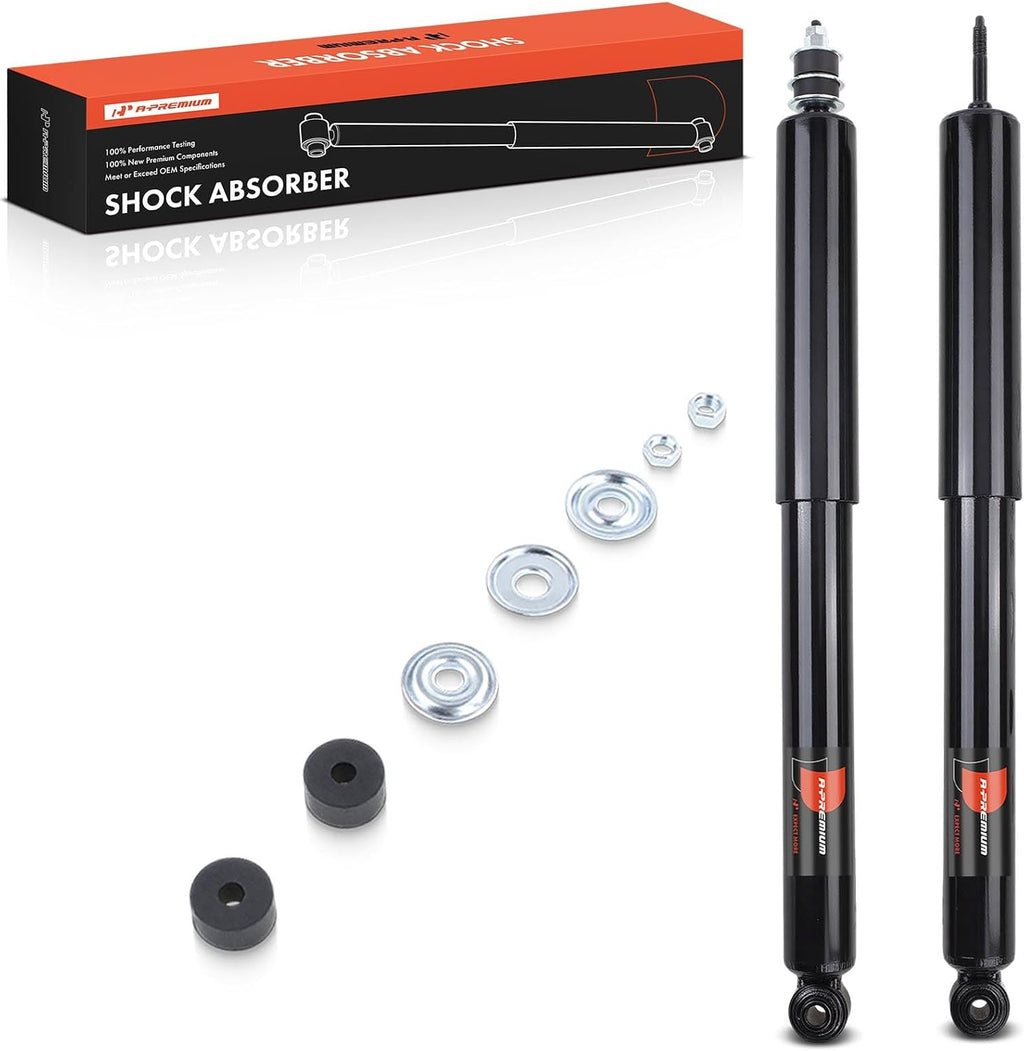 A-Premium Rear Shock Absorbers, Set of 2 - Compatible with Toyota