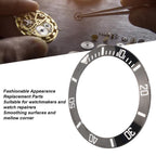 Ceramic Bezel Insert Ring, Luminous Transparent Scale 40mm Diameter Clock Bezels Insert Ring High Hardness Exquisite