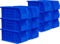 30230 AkroBins Plastic Storage Bins, Space-Saving Stackable Bins for Garage, Pantry, Craft Organization, 10.5 "L x
