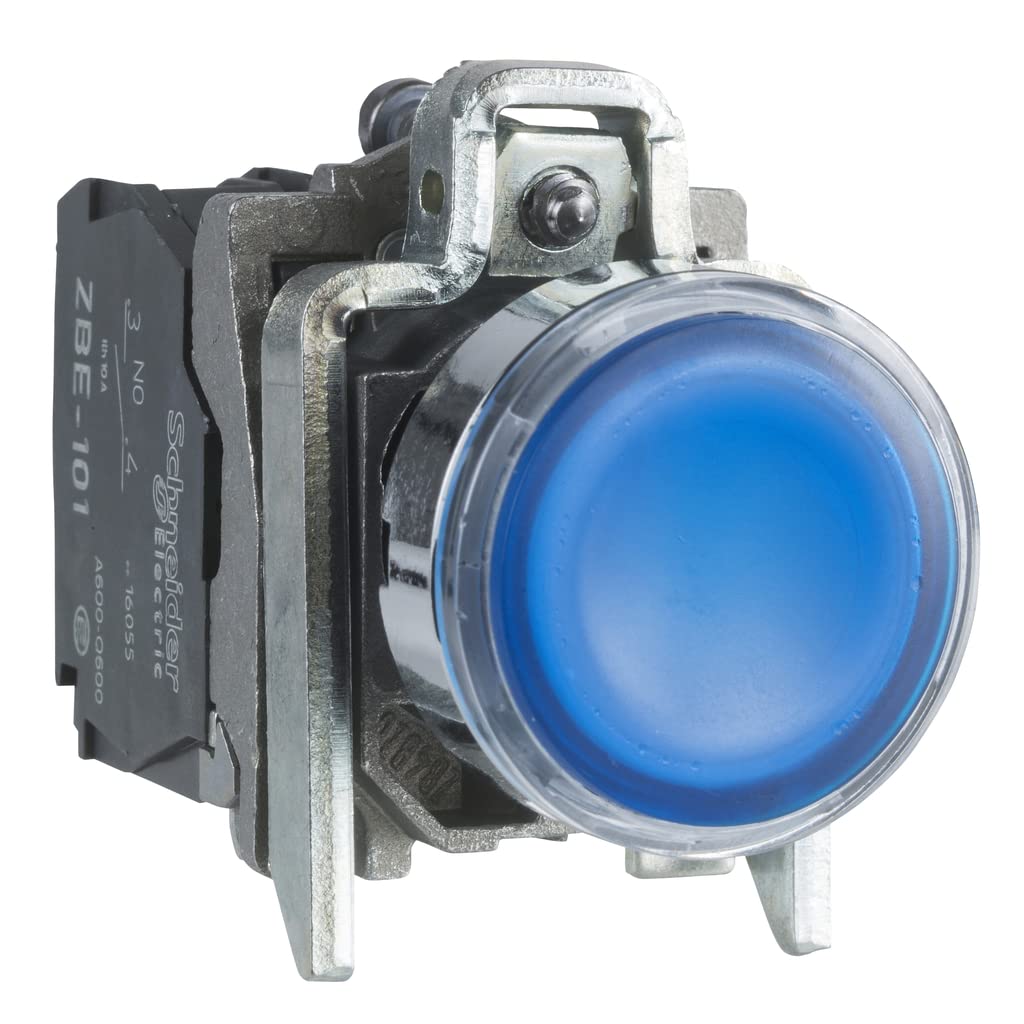 Illuminated Push Button, 22Mm, Blue