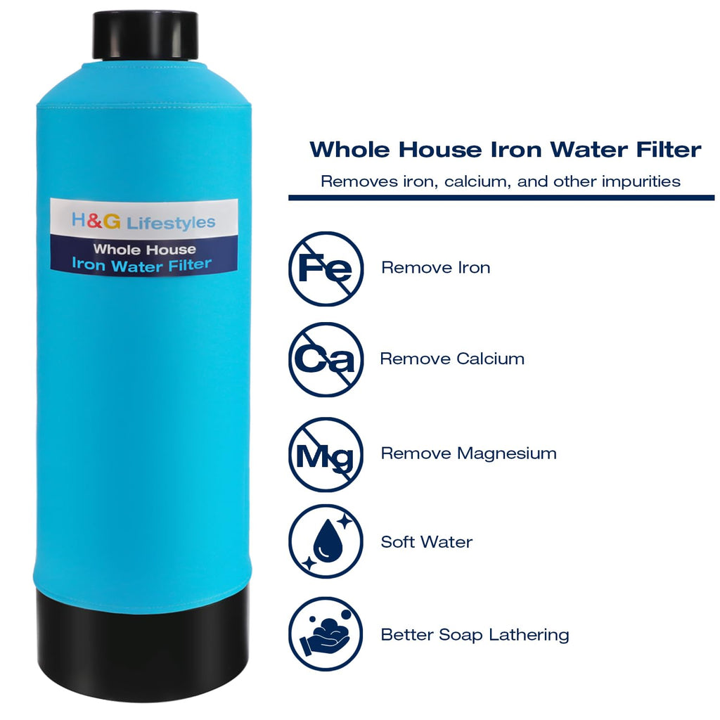 Whole House Water Filter System, Iron and Manganese Filter