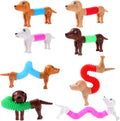 Dog pop Tubes fidgets, Sensory Toys for Kids with Autism,Fidget Toys for Toddlers,Dog Party Favors, Stocking Stuffers