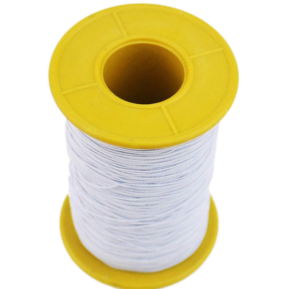 2PCS 0.5mm Thickness 547 Yard Elastic Thread White