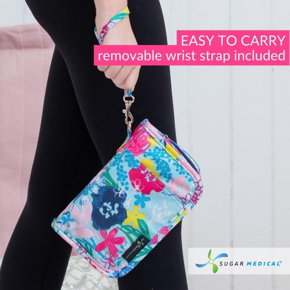 Diabetes Supply Case for Glucose Meter, Insulin & Testing